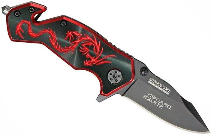 red dragon pocket knife