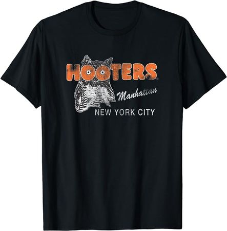 Amazon.com: Hooters Vintage Manhattan T-Shirt : Clothing, Shoes & Jewelry