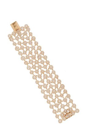 Draped 18k Yellow Gold Diamond Bracelet By Amrapali | Moda Operandi