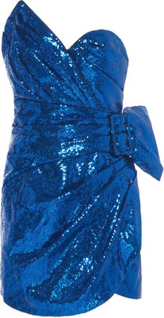 Dundas Belt-Accented Sequined Dress Size: 36