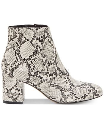 INC International Concepts Floriann Block-Heel Ankle Booties, Created for Macy's & Reviews - Booties - Shoes - Macy's