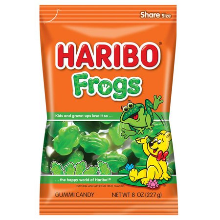 Haribo Frogs Gummi Candies, 8 Oz. - Walmart.com