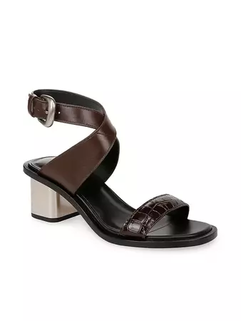 Shop Vince Dalia Leather Strappy Sandals | Saks Fifth Avenue