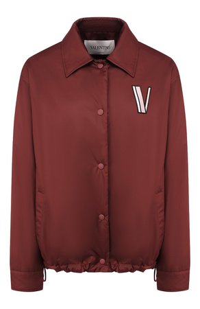 Женская бордовая куртка VALENTINO — купить за 118500 руб. в интернет-магазине ЦУМ, арт. TB3CJ01M3WE
