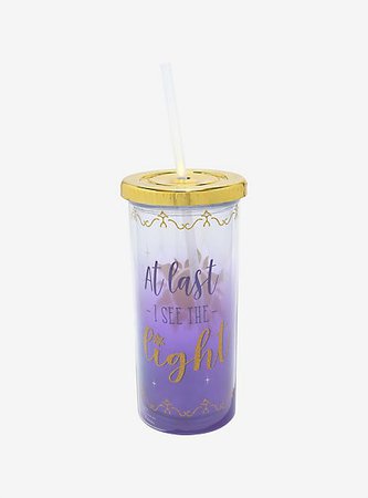Disney Tangled Glitter Acrylic Travel Cup