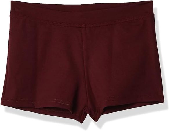 Amazon.com: Capezio girls Boys Cut Low Rise athletic shorts, Maroon, 8 10 US : Clothing, Shoes & Jewelry