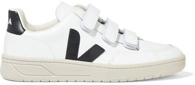 Net Sustain V-lock Leather Sneakers - White