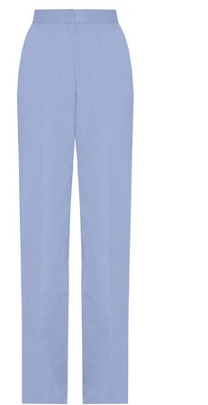 Lado Bokuchava High-Rise Straight-Leg Cotton Pants Size: XS