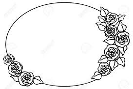 outline of roses - Google Search