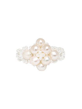 [Swingset스윙셋]Rice Flower Beads Ring (White)
