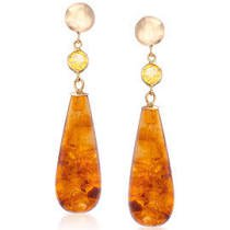 yellow orange earrings - Google Search