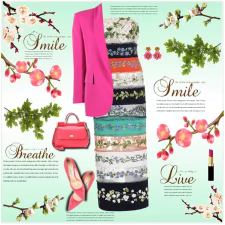 @shoaleh-nia creations fashion sets multicolor-outfit - Fashion look - URSTYLE