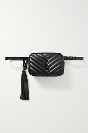 Black Lou quilted leather belt bag | SAINT LAURENT | NET-A-PORTER