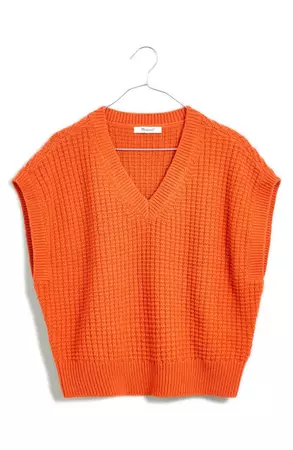 Madewell Waffle Knit Sweater Vest | Nordstrom