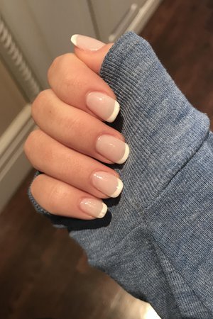 french tip nails long