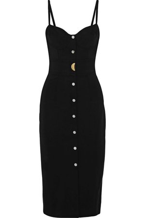Ellis button-embellished stretch-cady midi dress | CUSHNIE ET OCHS | Sale up to 70% off | THE OUTNET