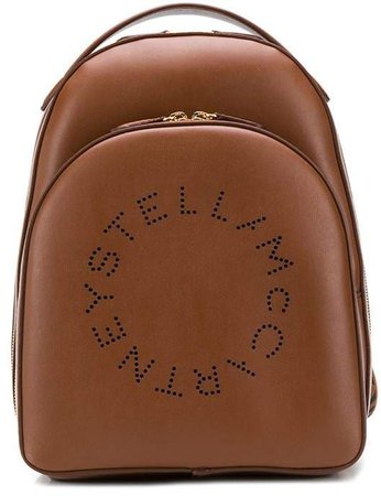 Stella perforated-logo backpack
