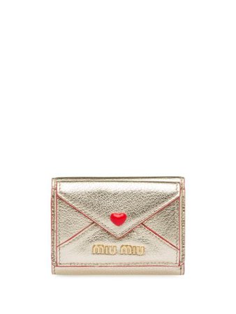Miu Miu Madras leather Love wallet £300 - Shop Online. Same Day Delivery in London