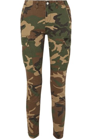 AMIRI | Stack camouflage-print stretch-cotton skinny pants | NET-A-PORTER.COM