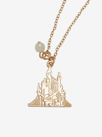 Disney The Little Mermaid Atlantica Castle Necklace