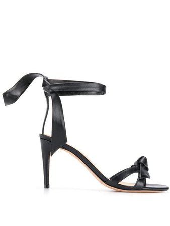 Alexandre Birman Tie Detail Heeled Sandals - Farfetch