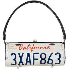 California License Plate Handbag