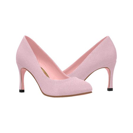 artsadd Pink Mermaid Princess Women's High Heels (Model 048) | ID: D2358279