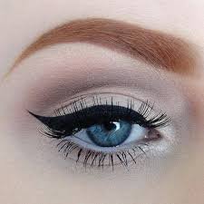 blue eyes black eyeliner - Google Search