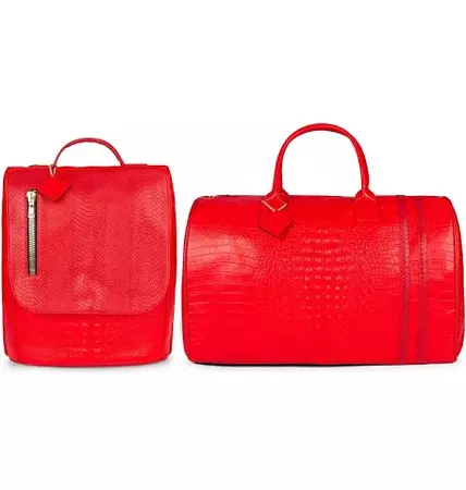 red duffle bag - Google Search