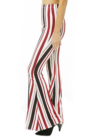 Striped Flare Pants from Forever 21