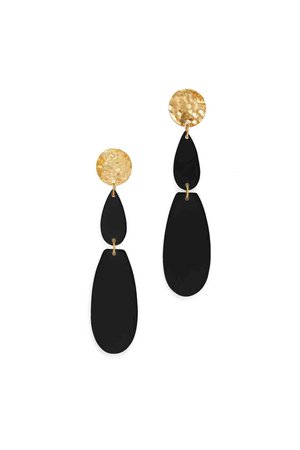 Black Alix Earrings by Area Stars for $7 | Rent the Runway