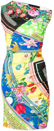 printed fitted dress
