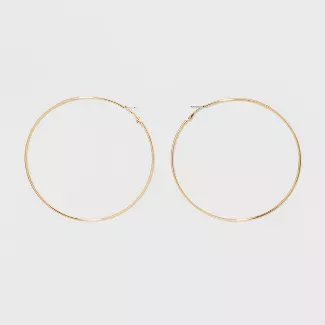 Large Hoop Earrings - Wild Fable™ Gold : Target
