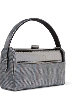 Bienen-Davis | Régine iridescent leather and silver-dipped tote | NET-A-PORTER.COM