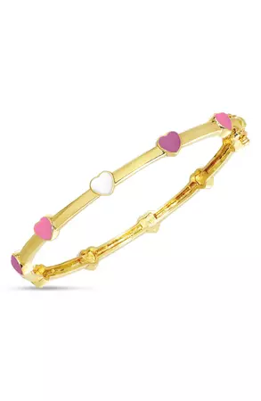 Lily Nily Kids' Heart Station Bangle | Nordstrom