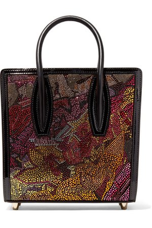 Christian Louboutin | Paloma small embellished printed leather tote | NET-A-PORTER.COM