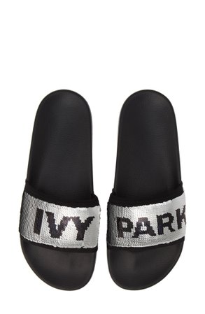 Ivy park sequin slides