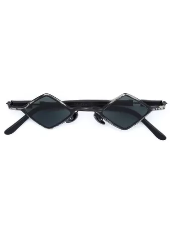 KUBORAUM square twist frame sunglasses