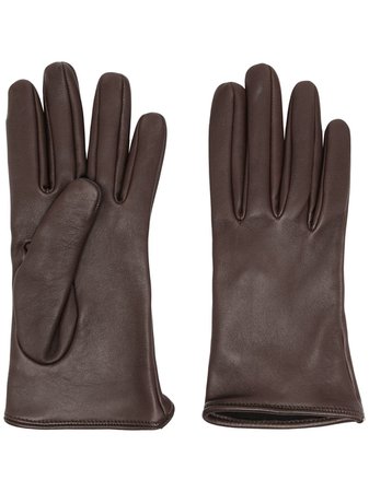 Brunello Cucinelli soft leather gloves brown MPTAN90003C7696 - Farfetch
