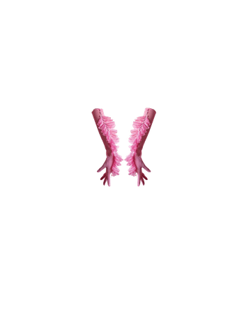 ManMadeSkins | pink valentine - mesh ruffle pendant gloves (dei5 edit)