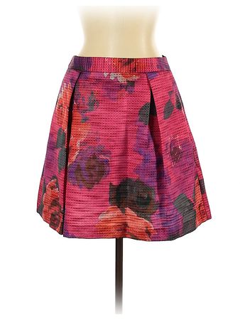 Trina Turk Stripes Pink Casual Skirt Size 10 - 51% off | thredUP