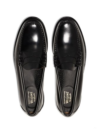 Shop G.H. Bass & Co. Weejuns Larson penny loafers with Express Delivery - FARFETCH