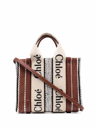 Shop Chloé Woody tote bag with Express Delivery - FARFETCH