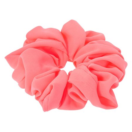 Large Hair Scrunchie - Neon Pink | Icing US
