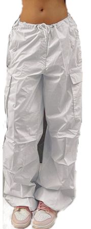 White cargo pants