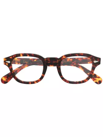 Lesca Posh round-frame Glasses - Farfetch