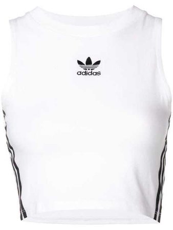 Adidas cropped tank top