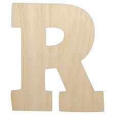 wood letter r - Google Search