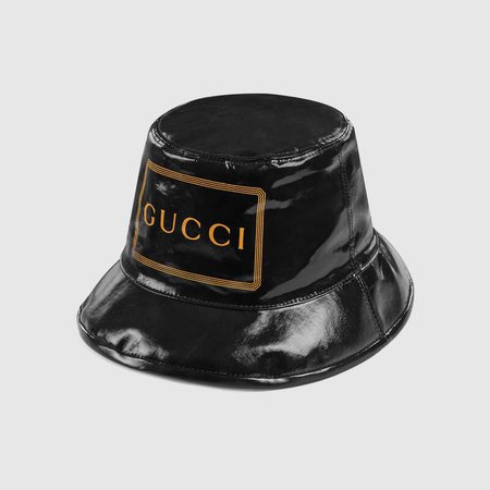 Bucket hat with Gucci frame print - Gucci Men's Hats 5763714HG801000