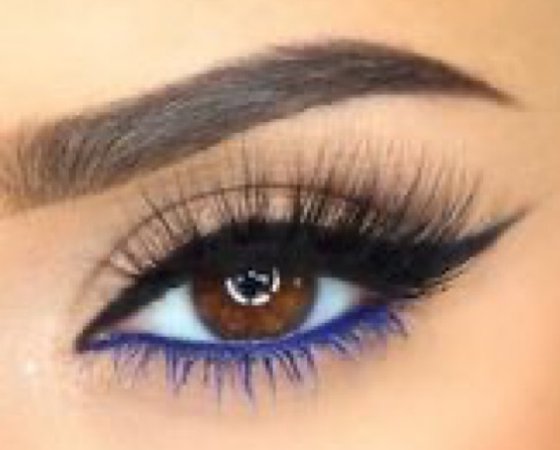purple liner eye makeup